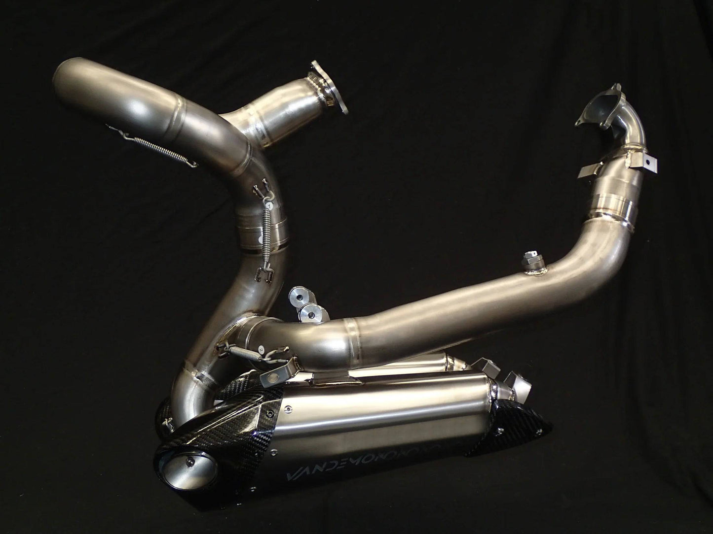 Vandemon Titanium Low Mount Exhaust System Ducati V2 Panigale & Streetfighter 2019-2024