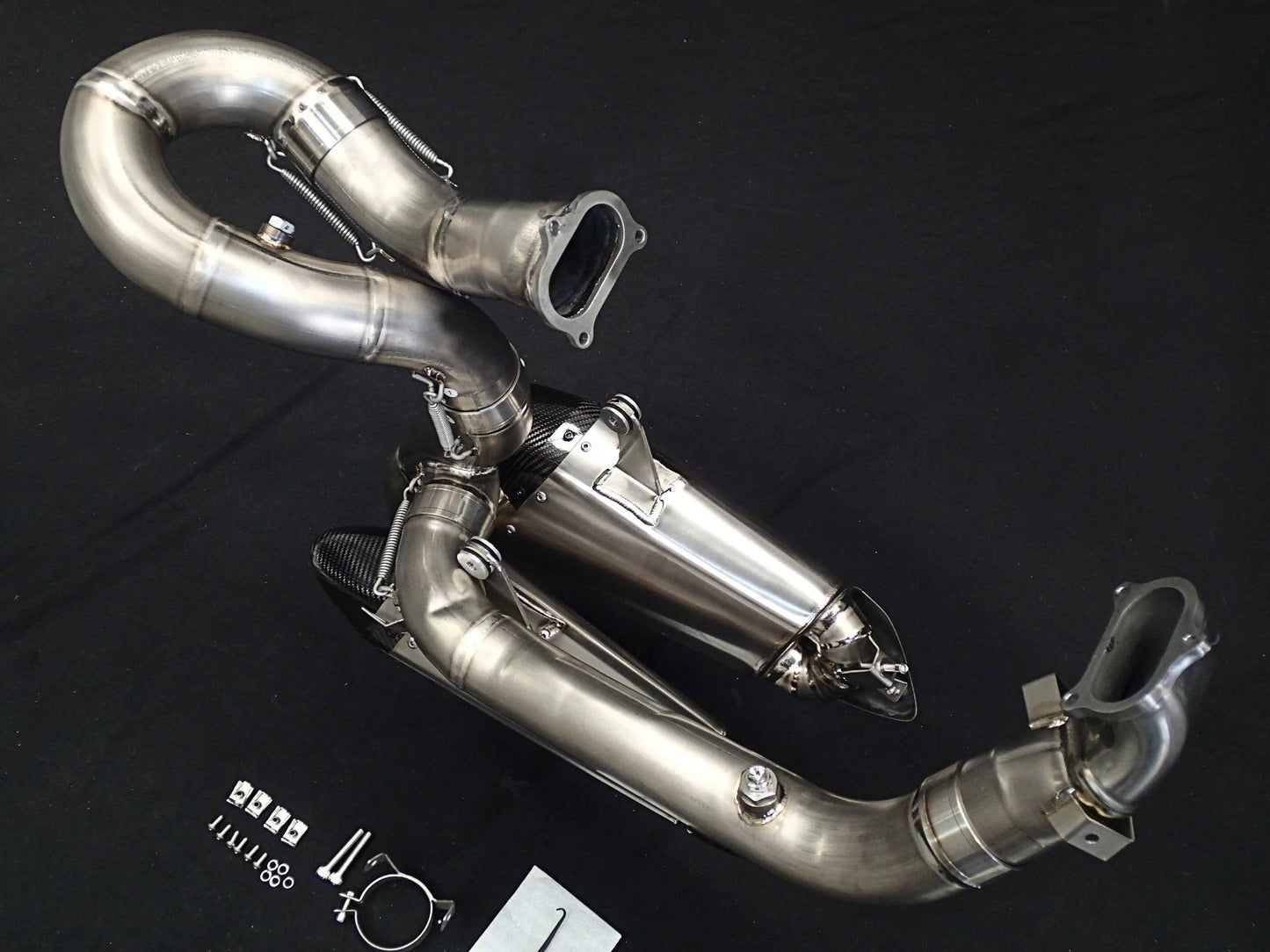 Vandemon Titanium Low Mount Exhaust System Ducati V2 Panigale & Streetfighter 2019-2024