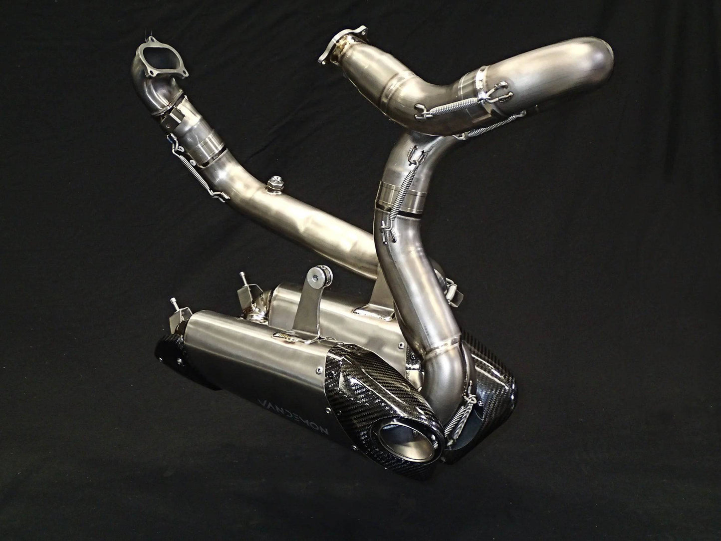 Vandemon Titanium Low Mount Exhaust System Ducati V2 Panigale & Streetfighter 2019-2024