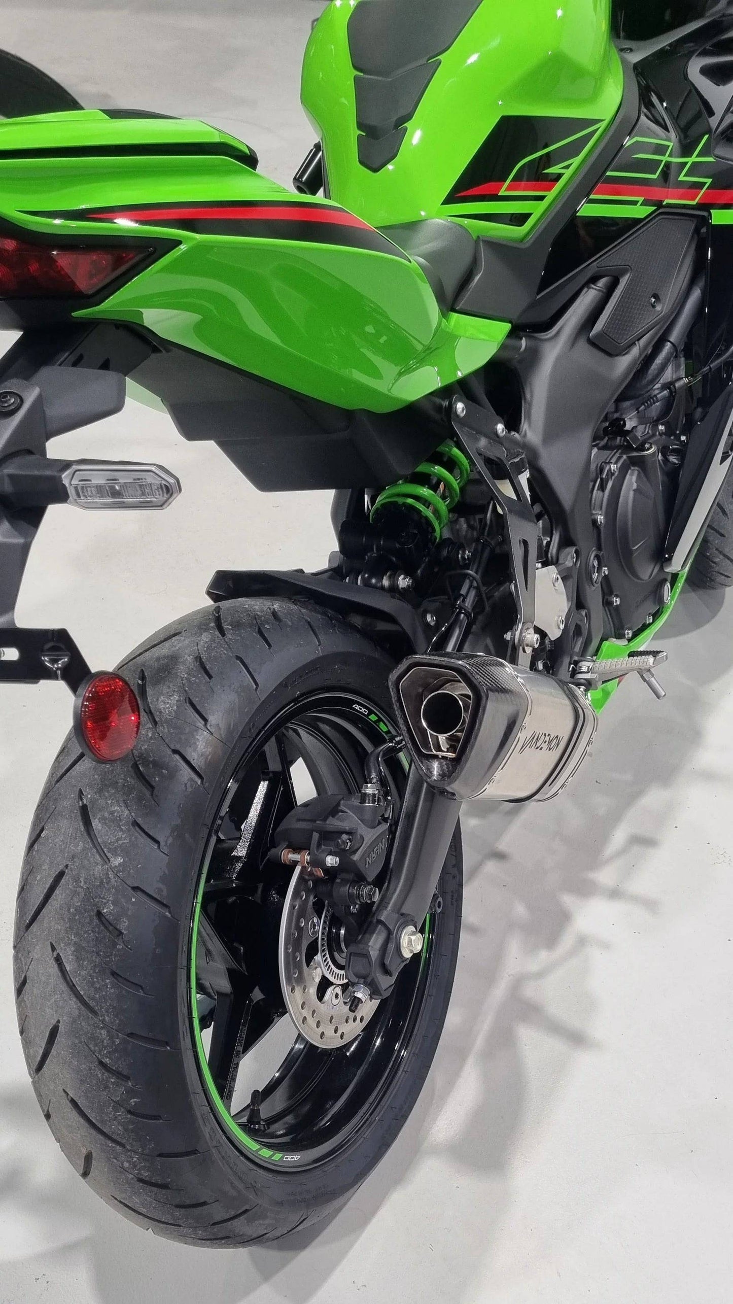 Vandemon Titanium Race Exhaust System Kawasaki ZX25R
