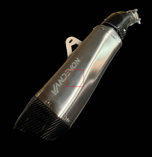 Vandemon Titanium Slip-On Muffler Kawasaki H2 SE SX  2018-2024 (DS9)