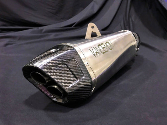 Vandemon Titanium Slip-On Muffler Kawasaki H2 SE SX 2018-24 - Adventure Parts