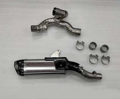 Vandemon Titanium Slip-On & Optional front headers Ducati Multistrada V4 2021-2023