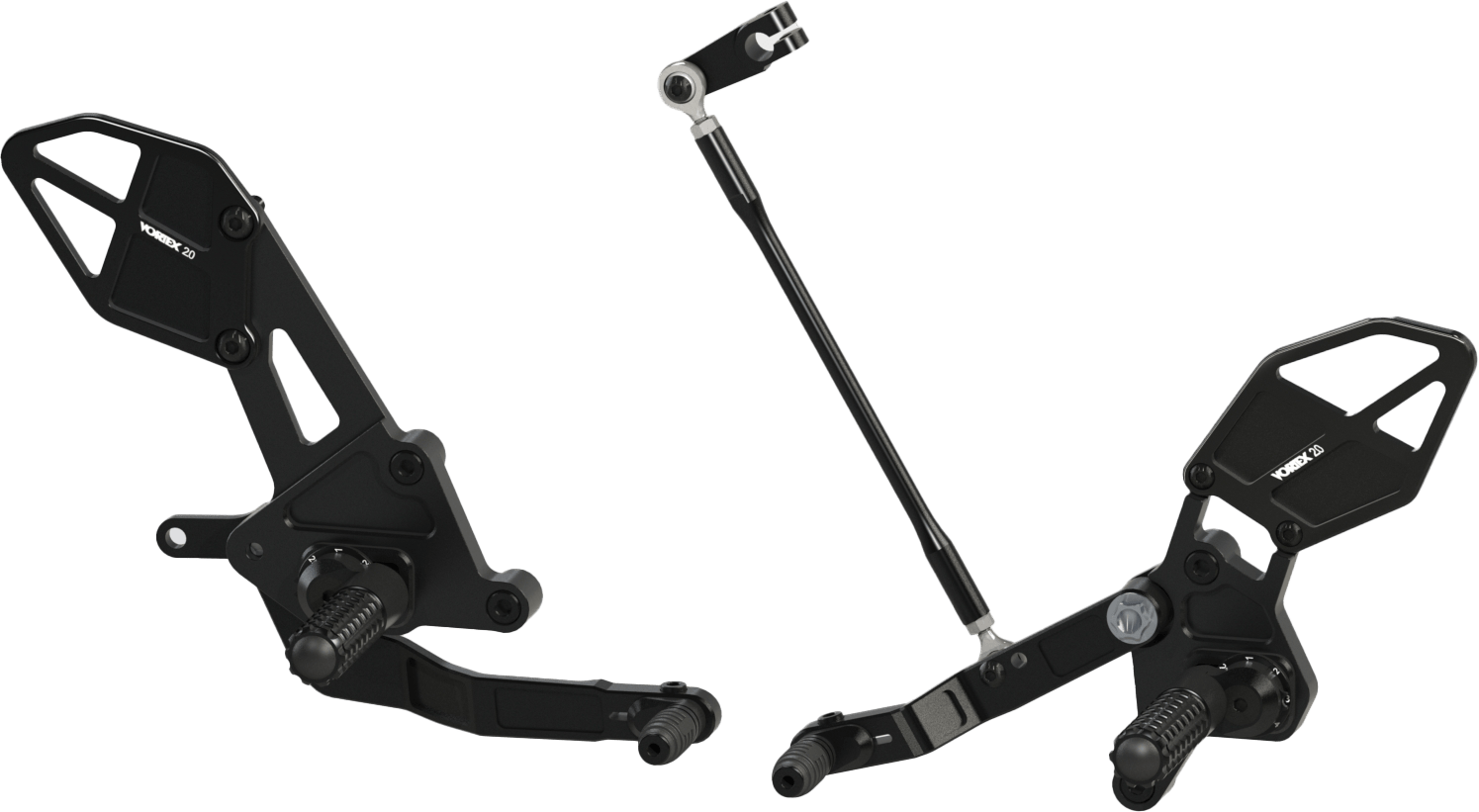 Vortex Racing Motorcycle Vortex Racing V3 2.0 Rearsets Yamaha MT-07 2018-2024 FZ-07 2015-2017