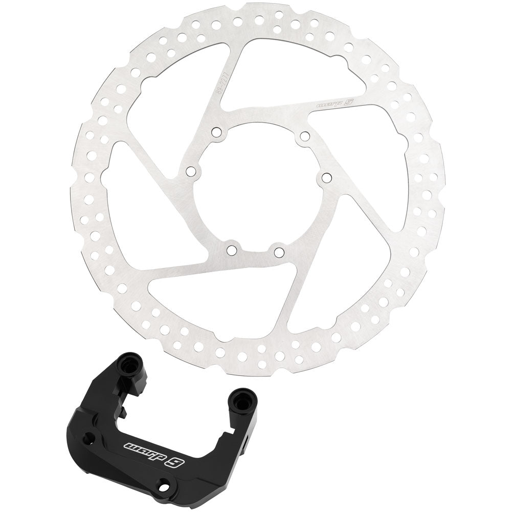 Warp 9 Oversized Front Brake Rotor Kit Yamaha TW200 2001–2026 - Adventure Parts