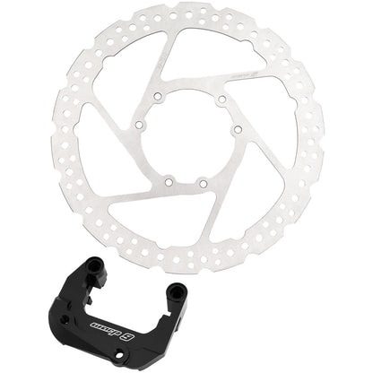 Warp 9 Oversized Front Brake Rotor Kit Yamaha TW200 2001–2026 - Adventure Parts