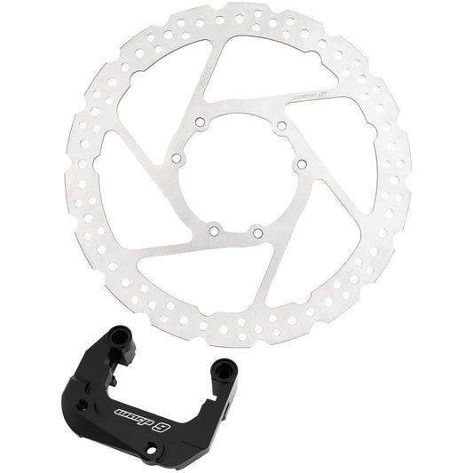 Warp 9 Oversized Front Brake Rotor Kit Yamaha TW200 2001–2026 - Adventure Parts