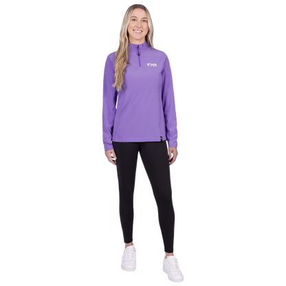 FXR Women's Breeze UPF 1/4 Zip Longsleeve