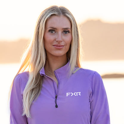 FXR Women's Breeze UPF 1/4 Zip Longsleeve