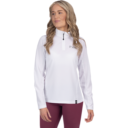 FXR Women's Breeze UPF 1/4 Zip Longsleeve