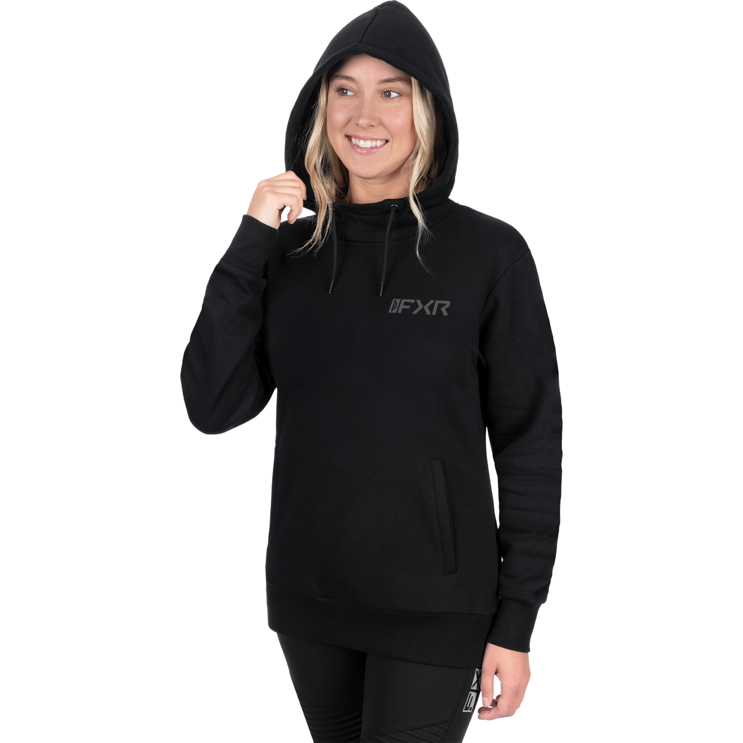 FXR Women's Mitered Cotton Pullover Hoodie