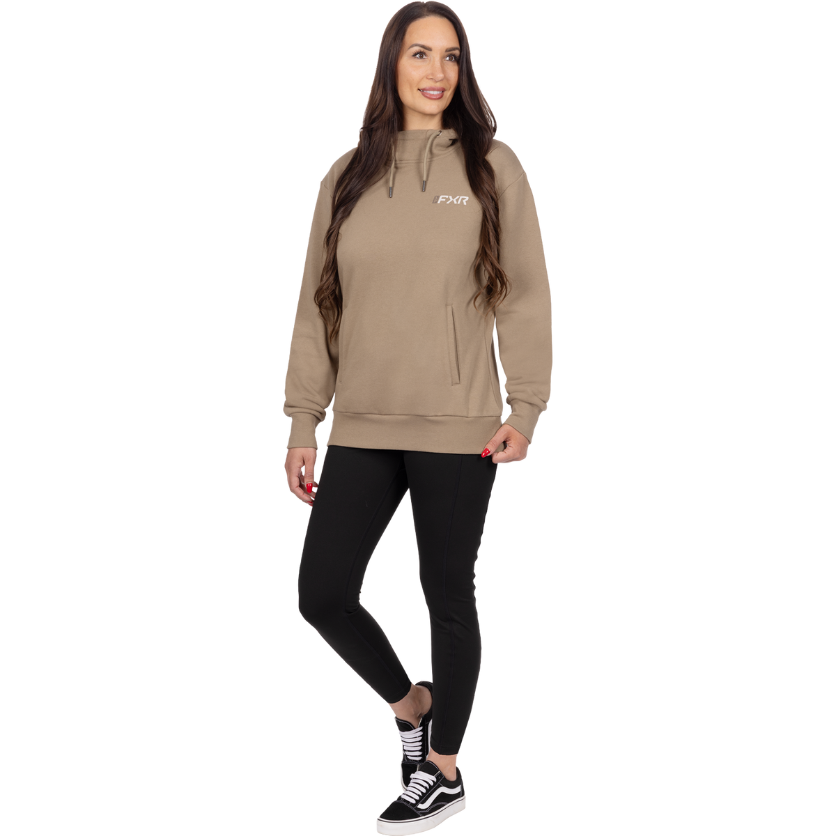 FXR Women's Mitered Cotton Pullover Hoodie