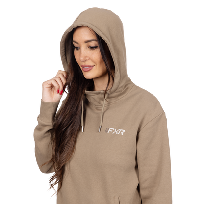FXR Women's Mitered Cotton Pullover Hoodie