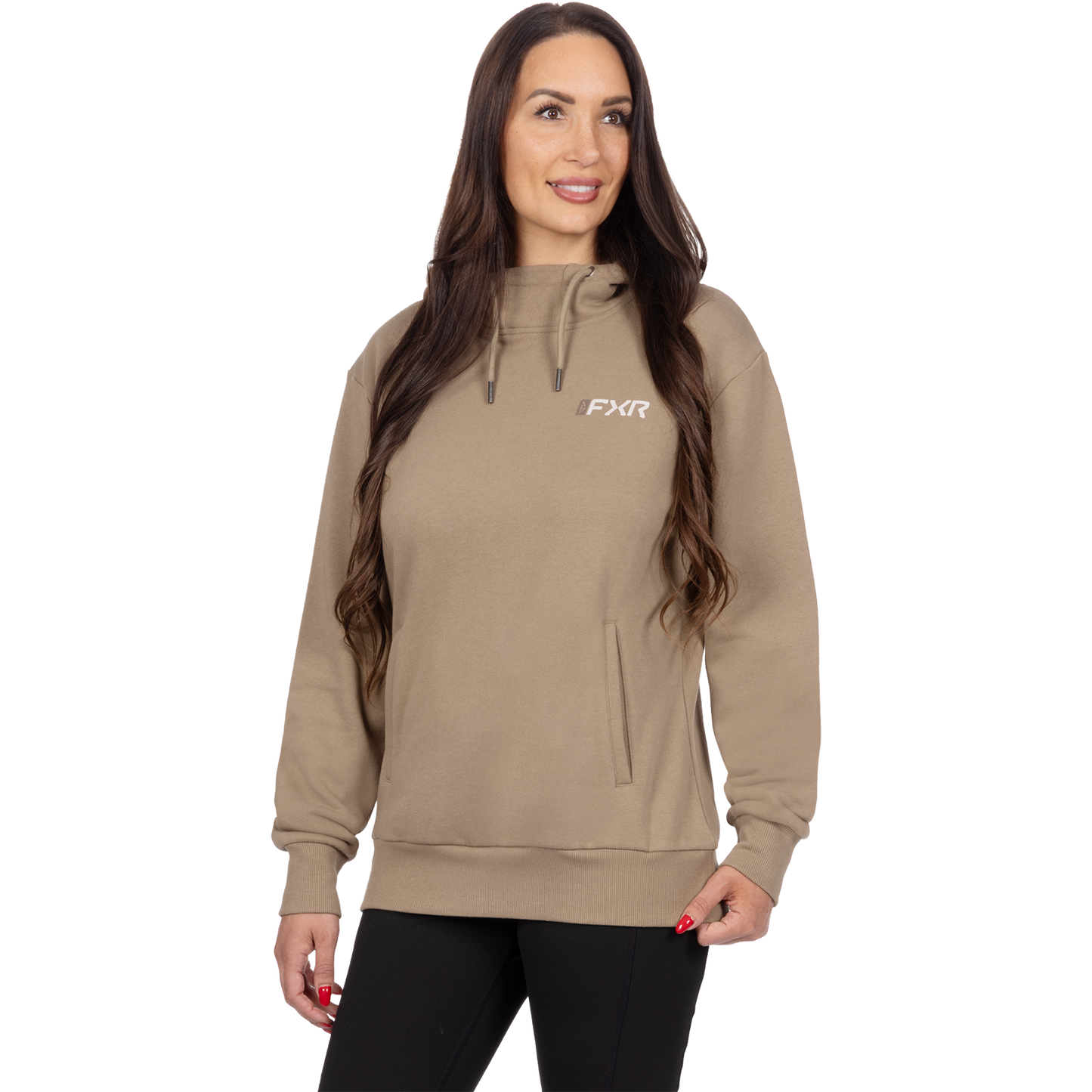 FXR Women's Mitered Cotton Pullover Hoodie