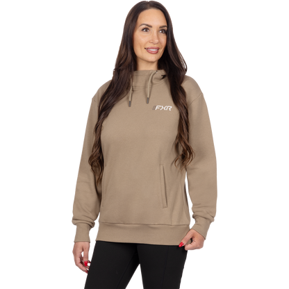 FXR Women's Mitered Cotton Pullover Hoodie