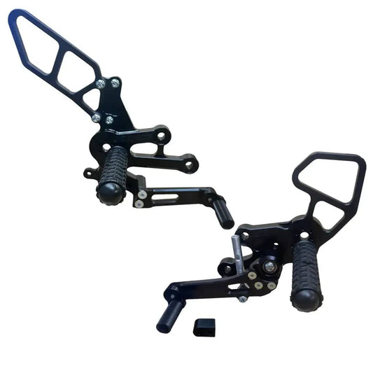 Woodcraft Complete Std. Shift Rearset Kit W/ Pedals Suzuki GSX-8R 2024+ - Adventure Parts