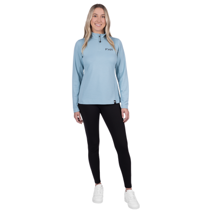 FXR Women's Pilot UPF 1/4 Zip Longsleeve