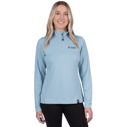 FXR Women's Pilot UPF 1/4 Zip Longsleeve