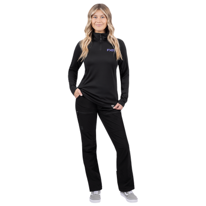 FXR Women's Pilot UPF 1/4 Zip Longsleeve