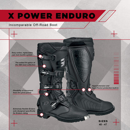 SIDI X Power Enduro Motorcycle Boots - Adventure Parts
