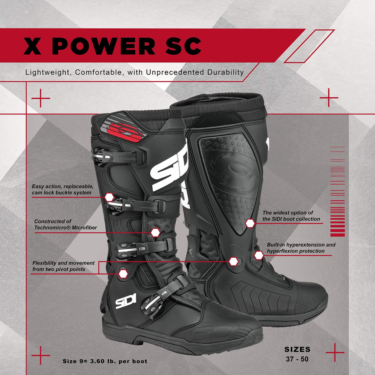SIDI X Power SC Motorcycle Boots - Adventure Parts
