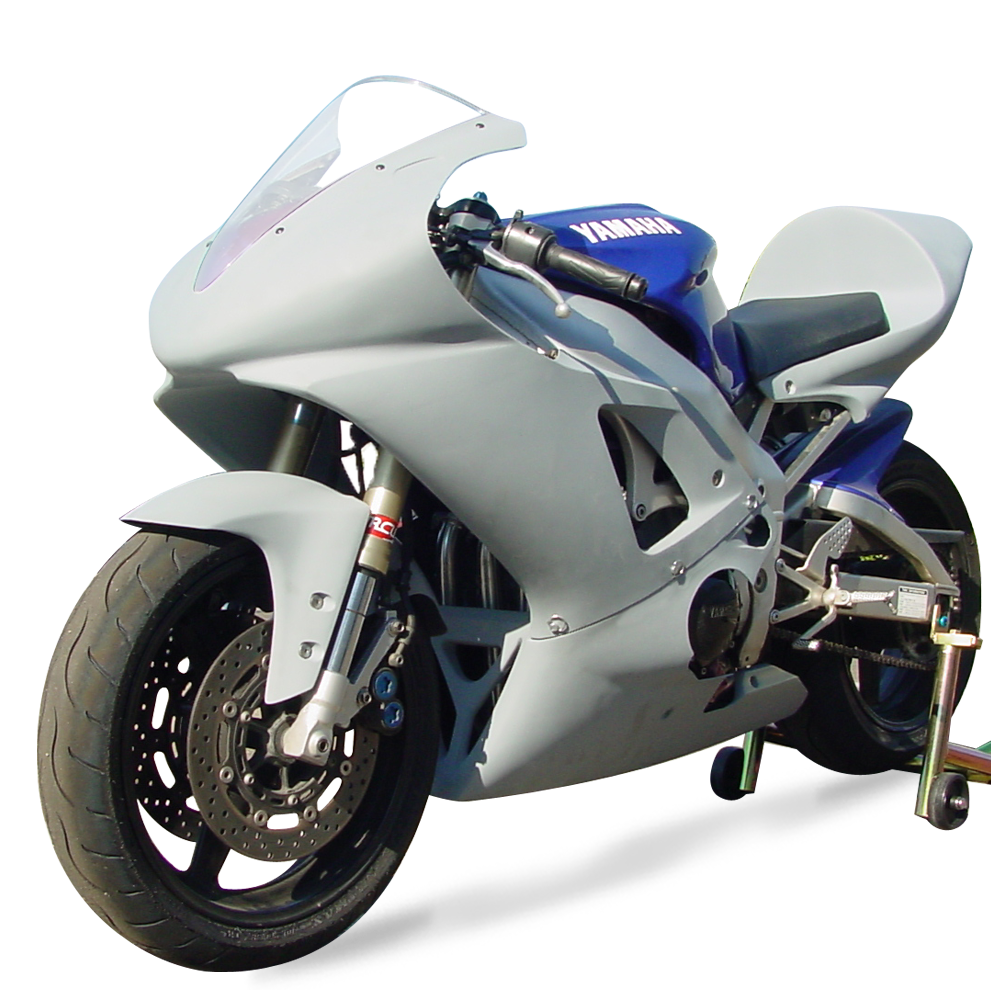 Hotbodies Racing Race Bodywork Primer Gray Yamaha YZF-R1 2000-2001 - Adventure Parts