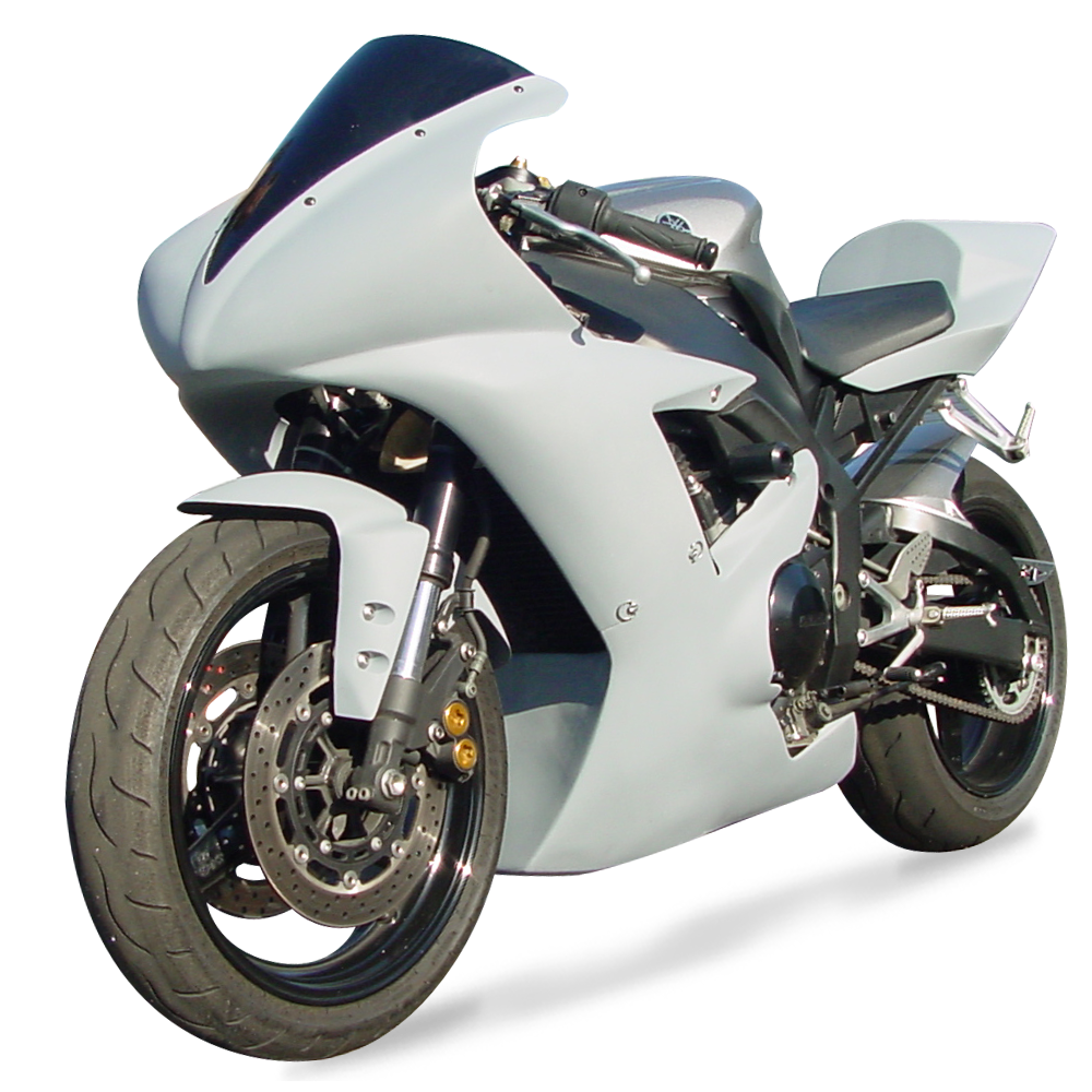 Hotbodies Racing Race Bodywork Primer Gray Yamaha YZF-R1 2002-2003 - Adventure Parts