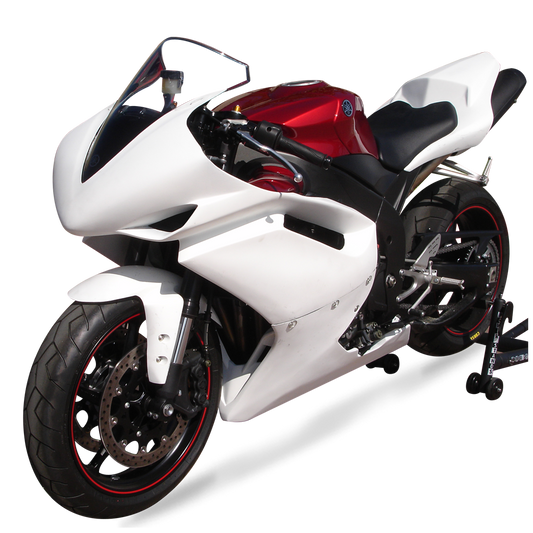 Hotbodies Racing Race Bodywork Primer Gray Yamaha YZF-R1 2007-2008 - Adventure Parts
