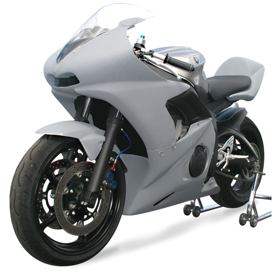 Hotbodies Racing Race Bodywork Primer Gray Yamaha YZF-R6 2003-2004 - Adventure Parts