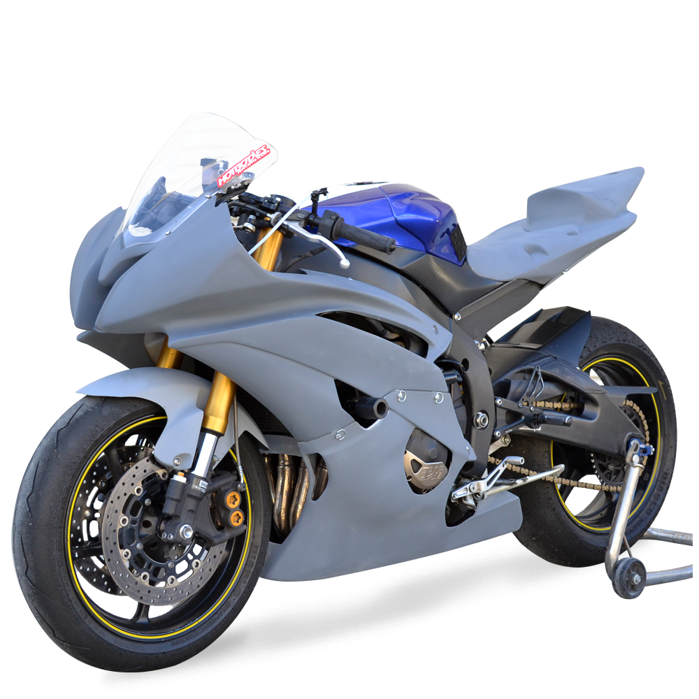 Hotbodies Racing Race Bodywork Primer Gray Yamaha YZF-R6 2008-2016 - Adventure Parts