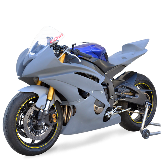Hotbodies Racing Race Bodywork Primer Gray Yamaha YZF-R6 2008-2016 - Adventure Parts