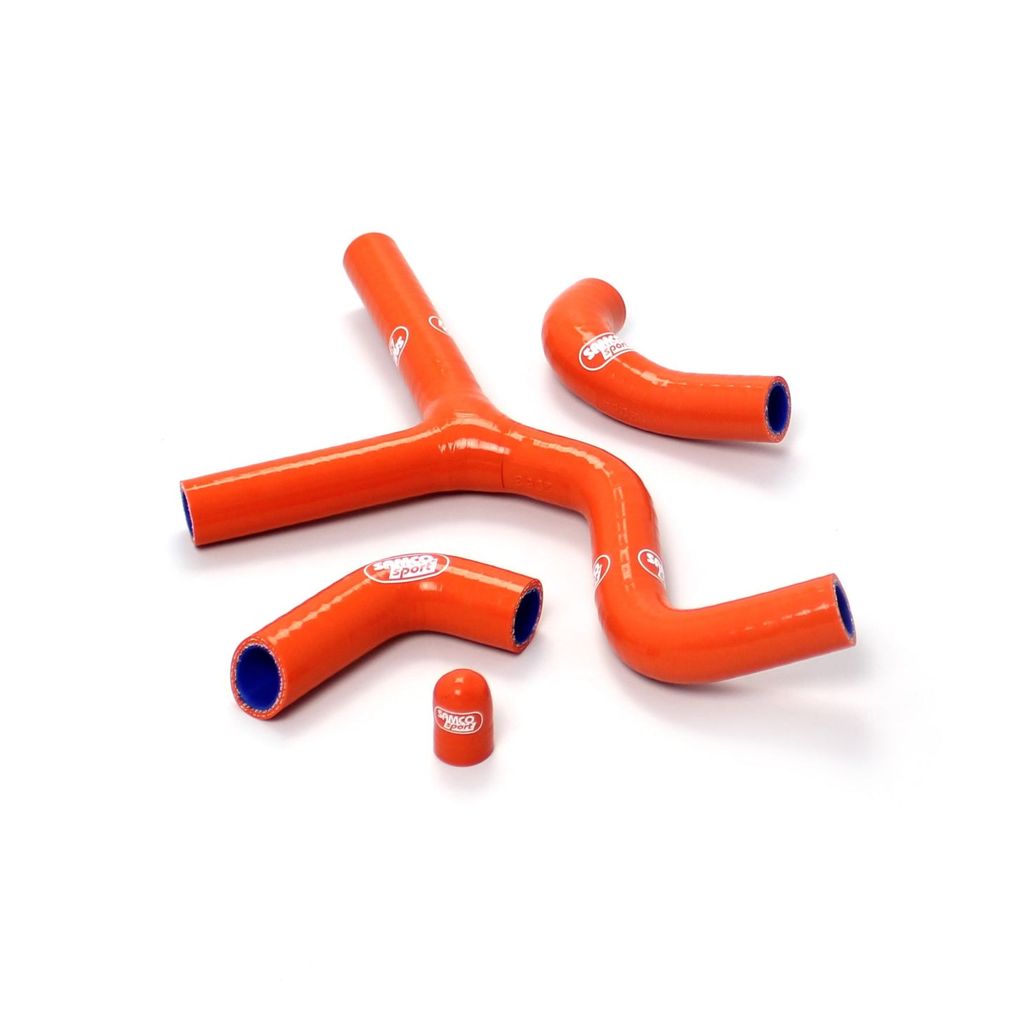 Samco Radiator Hose 4 Piece Kit KTM 400 EXC Thermostat Bypass 2000-2002 - Adventure Parts