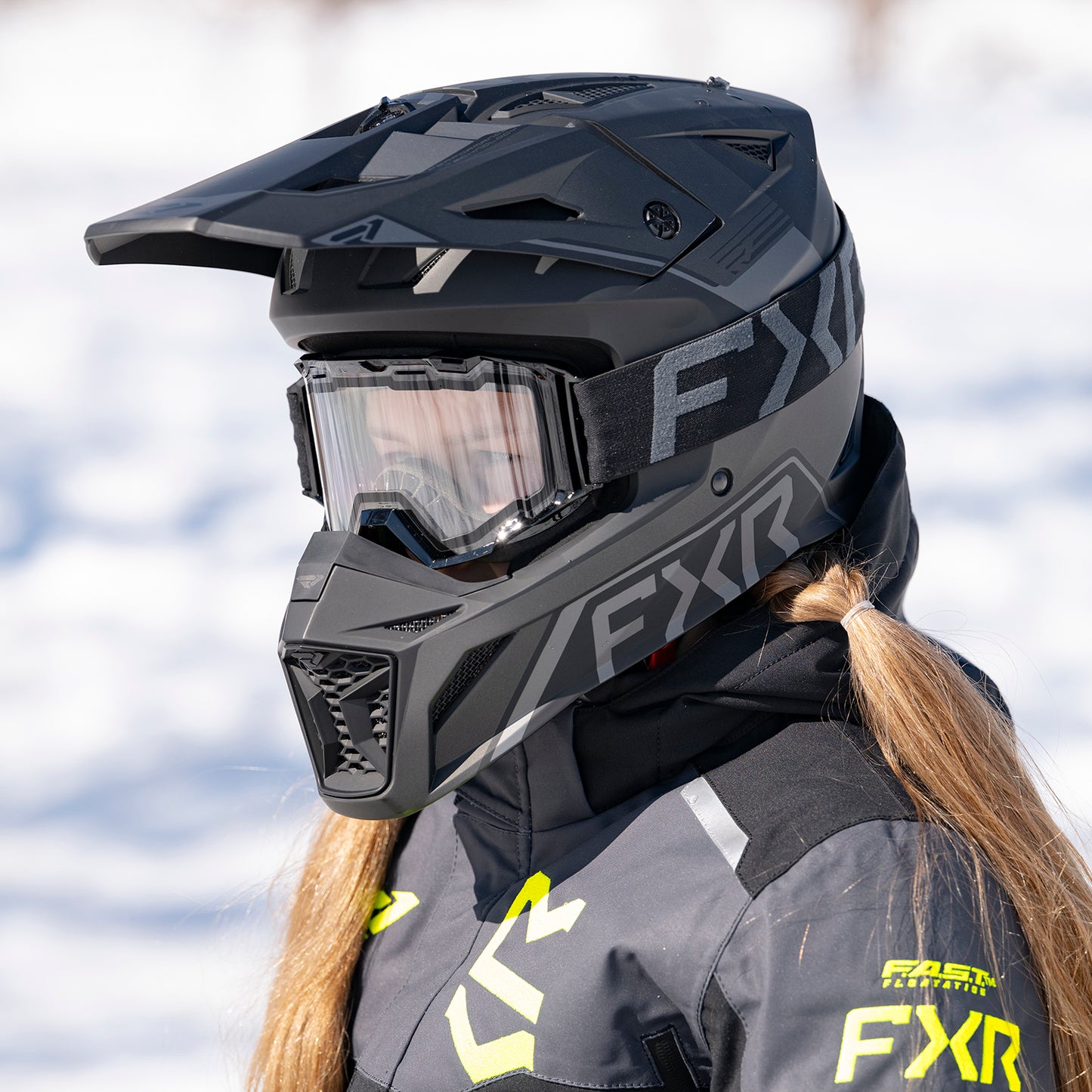 FXR Youth Maverick Clear Goggles