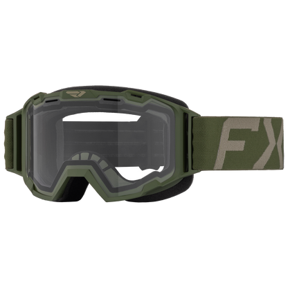 FXR Youth Maverick Clear Goggles