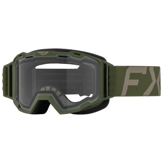 FXR Youth Maverick Clear Goggles