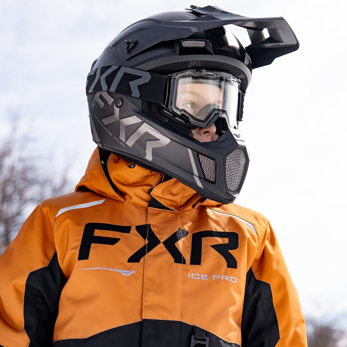 FXR Youth Maverick Clear Goggles