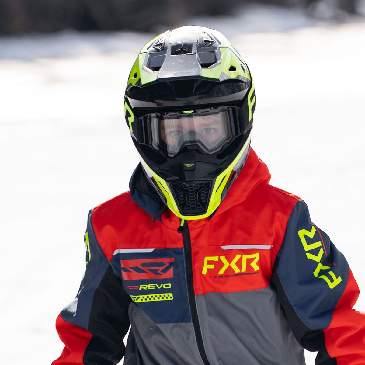 FXR Youth Maverick Clear Goggles