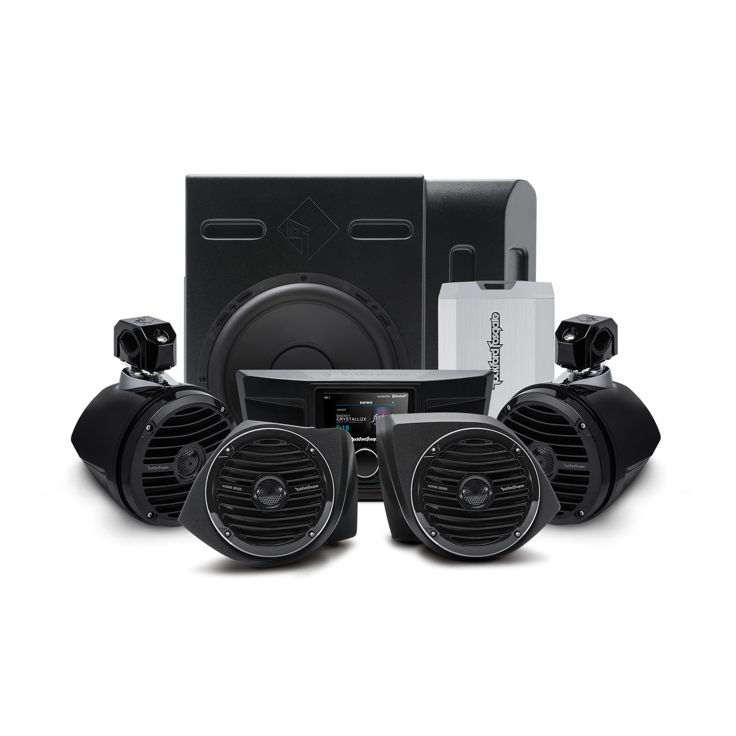 Rockford Fosgate Stage 4 Audio System Yamaha YXZ 2016+