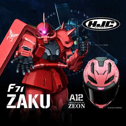 HJC F71 Zaku Bandai Namco Full Face Motorcycle Helmet