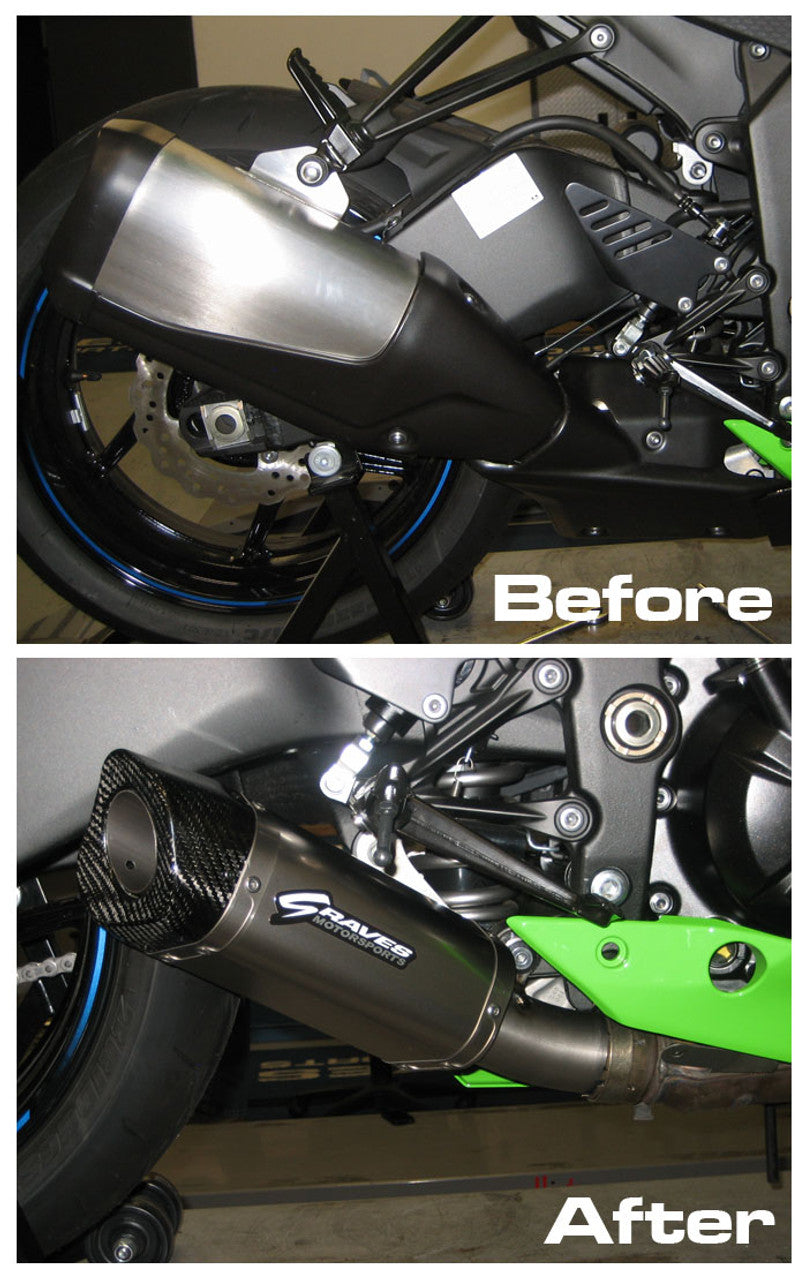 Graves Motorsports Slip-on Exhaust Kawasaki Ninja ZX6R / ZX636 2009-2017
